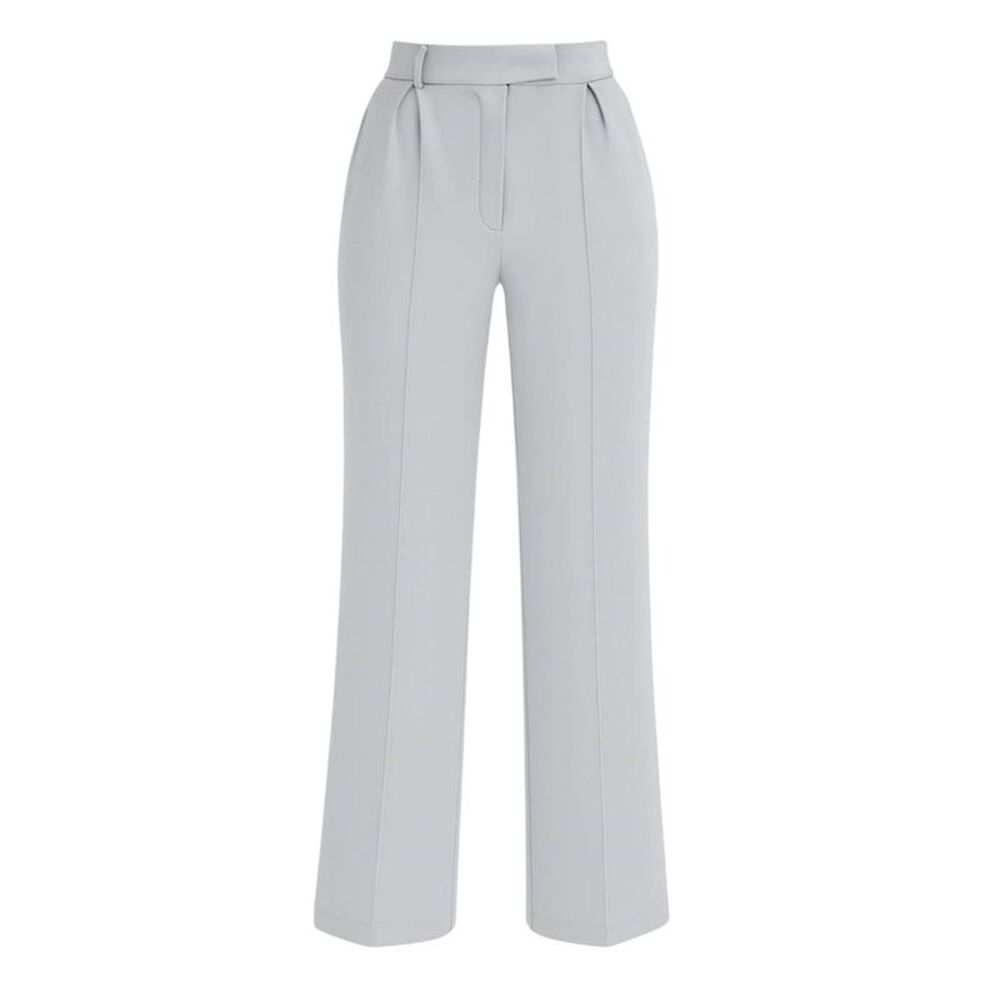 I Saw It First Womens/Ladies Tailored Pants / Gray